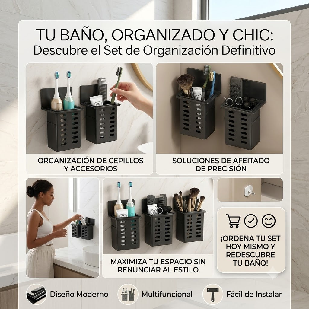 Organizador de Pared con Soporte Colgante
