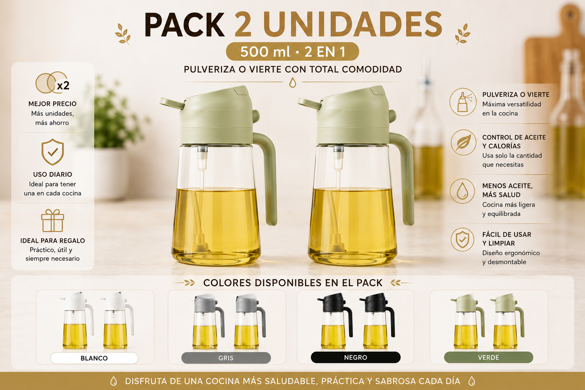 Aceitera Spray 2 en 1 INUA