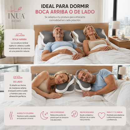 Almohada Cervical Ergonómica Memory Foam INUA