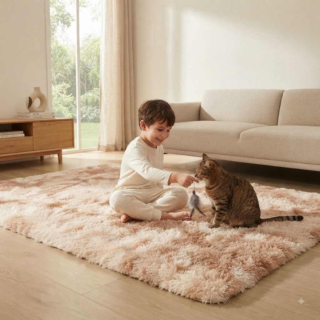Alfombra Lavable Fluffy antideslizante