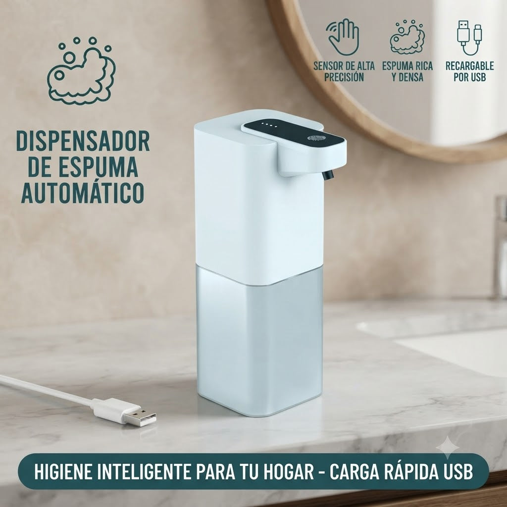Dispensador de Jabón Automático y Touchless | USB