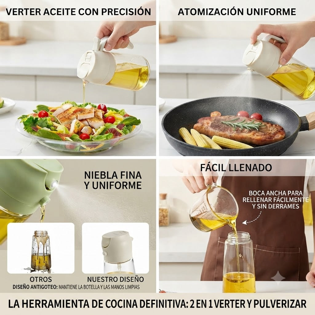 Aceitera Spray 2 en 1