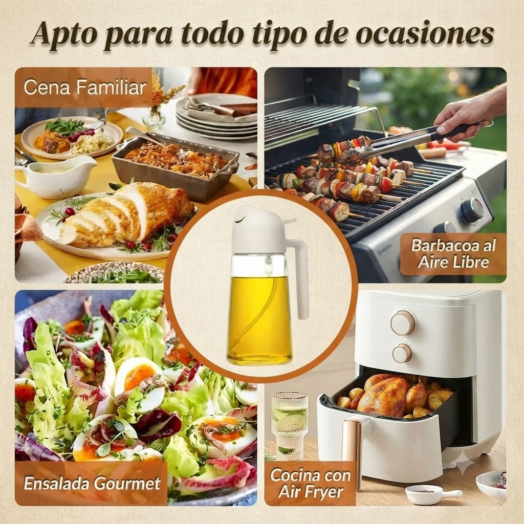 Aceitera Spray 2 en 1