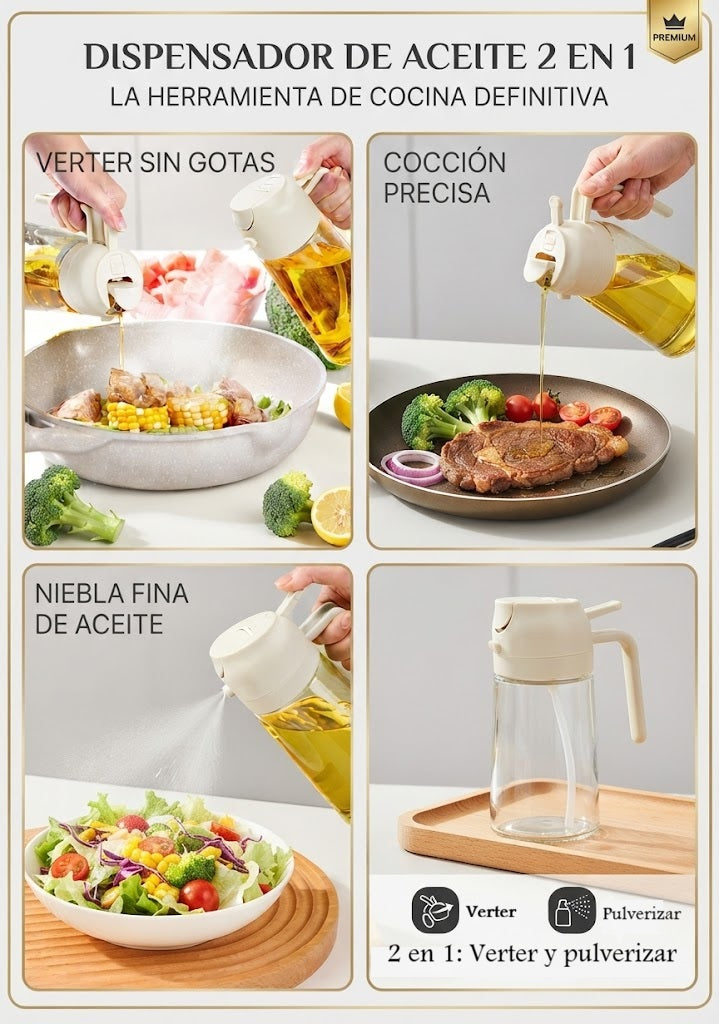 Aceitera Spray 2 en 1