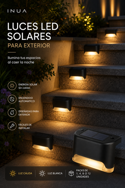 Luces LED Solares para Exterior INUA