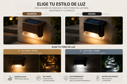 Luces LED Solares para Exterior INUA