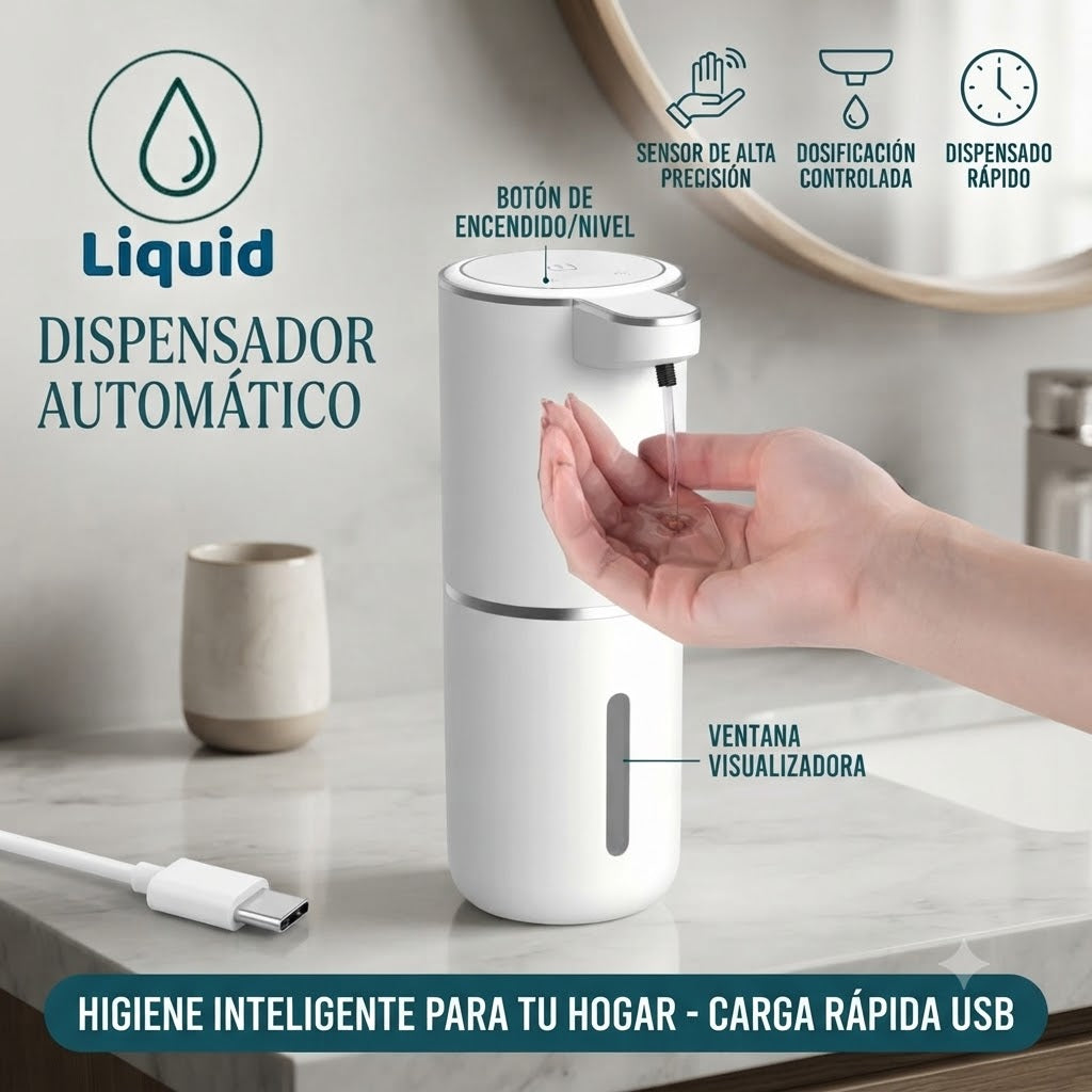 Dispensador de Jabón Automático y Touchless | USB