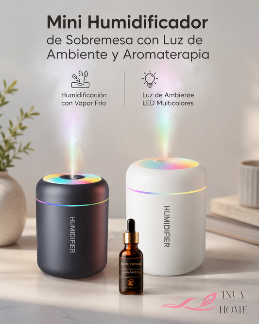 Mini Humidificador y Difusor de Aromas USB INUA