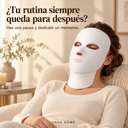 Mascarilla LED de 7 colores para rostro y cuello