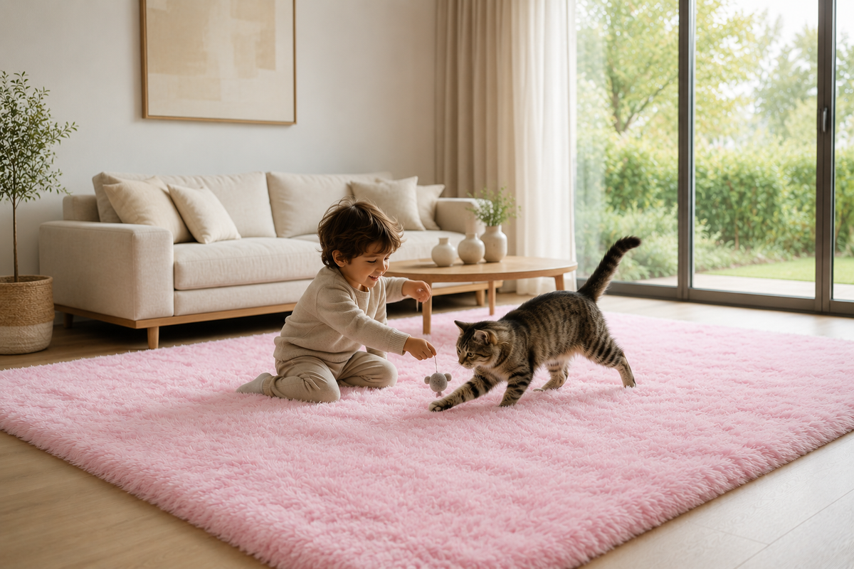 Alfombra Lavable Fluffy antideslizante