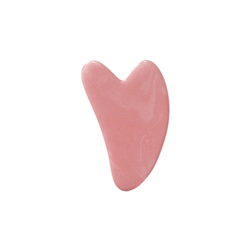 Set de Rodillo Facial + Gua Sha — Masaje Facial para Rostro, Cuello y Contorno de Ojos