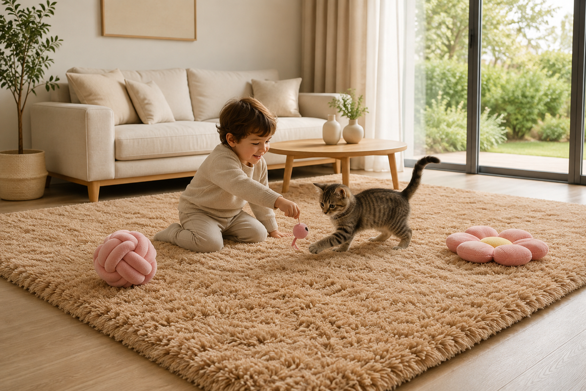Alfombra Lavable Fluffy antideslizante