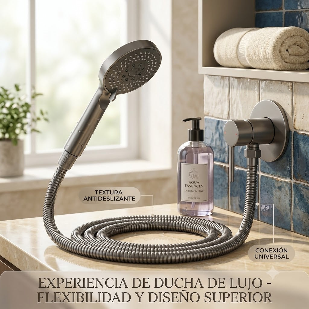 Alcachofa de Ducha con Filtro – Spa en Casa, Presión Máxima