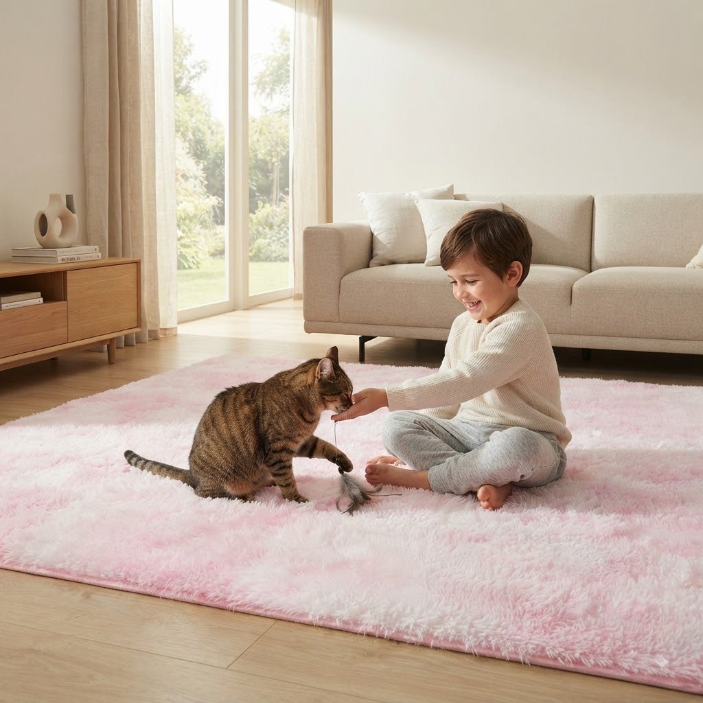 Alfombra Lavable Fluffy antideslizante - Inua Home