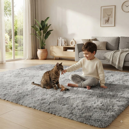 Alfombra Lavable Fluffy antideslizante - Inua Home