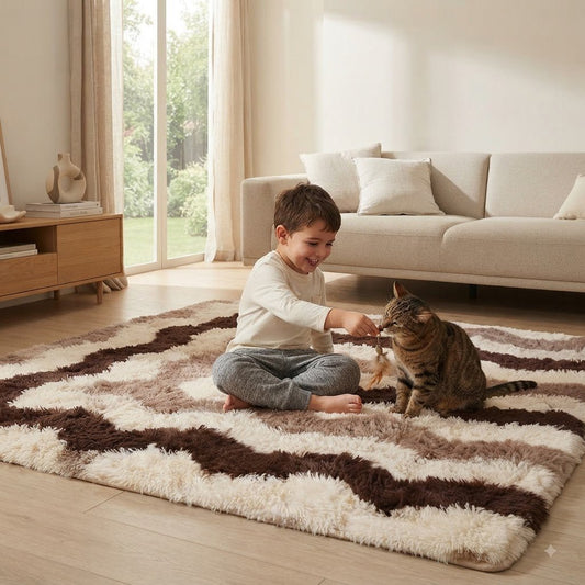 Alfombra Lavable Fluffy antideslizante - Inua Home