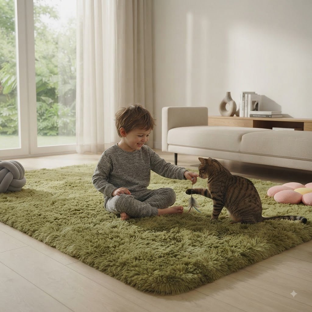Alfombra Lavable Fluffy antideslizante - Inua Home