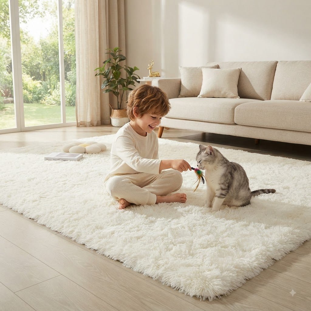 Alfombra Lavable Fluffy antideslizante - Inua Home