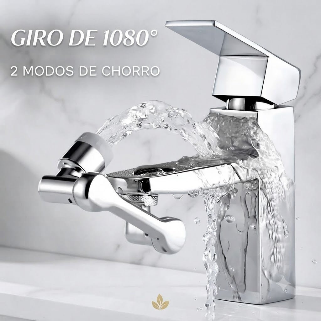 Cabezal de Grifo Giratorio 1080° | Universal y Antisalpicaduras - Inua Home