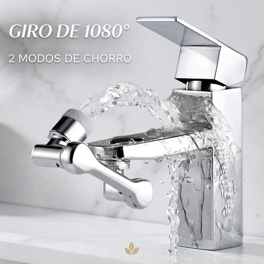 Cabezal de Grifo Giratorio 1080° | Universal y Antisalpicaduras - Inua Home