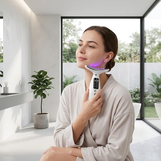 Masajeador facial y cuello Led - Tu spa en casa - Inua Home