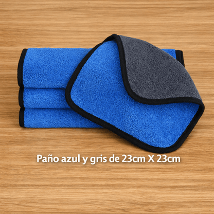 Paño de microfibra multiusos para limpieza de hogar, vajilla, coche. - Inua Home