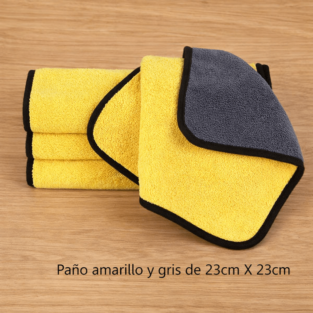 Paño de microfibra multiusos para limpieza de hogar, vajilla, coche. - Inua Home