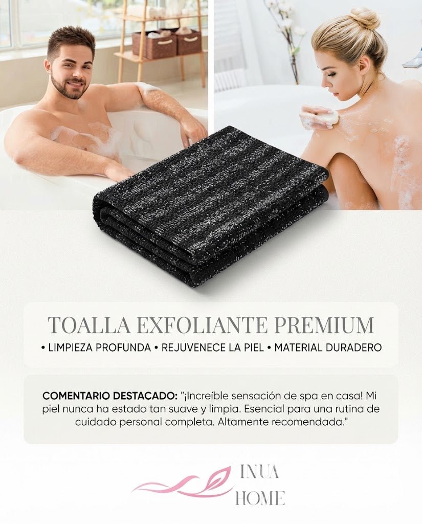 Toalla Exfoliante de Espalda Ultralarga - Inua Home